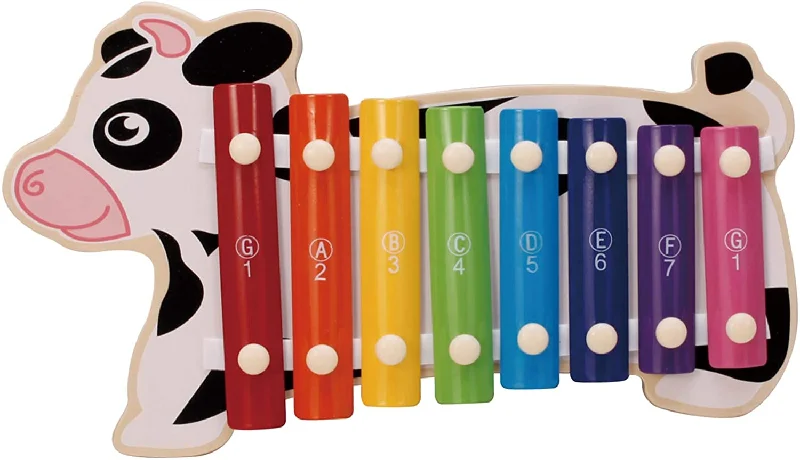 Wooden ride - on toys for outdoor fun​ Cow hand Xylophone