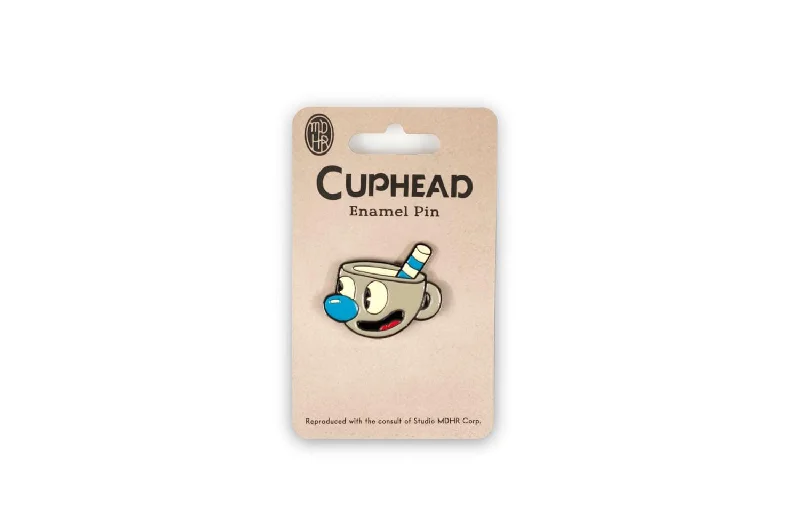 Video games with boss battles​ OFFICIAL Mugman Enamel Collector Pin | Collectable Cuphead Video Game Pin