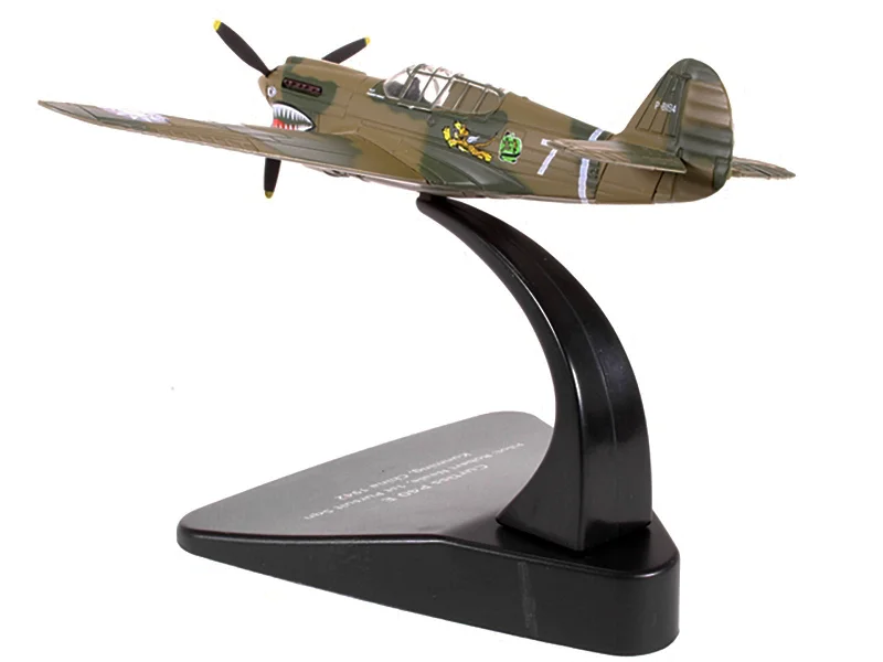 Construction vehicle model toys for toddlers to explore engineering concepts​ Curtiss P40 E Warhawk Fighter Plane Pilot: Robert Neale 1st Pursuit Squadron Kunming China (1944) "Oxford Aviation" Series 1/72 Diecast Model Airplane by Oxford Diecast