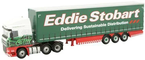 Hybrid buses reducing emissions in urban areas​ Oxford Diecast DAF FTGXF105 Curtainside - 1:76 Scale