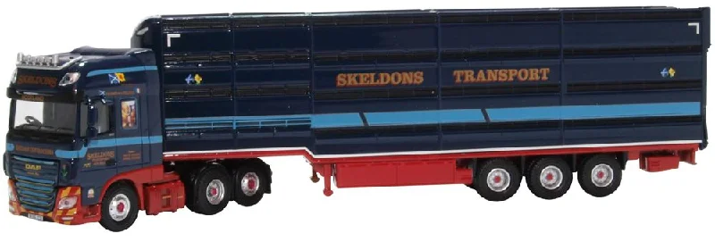 Model trains for hobbyists and collectors​ Oxford Diecast DAF XF Euro 6 Livestock Transporter Skeldons 1:76