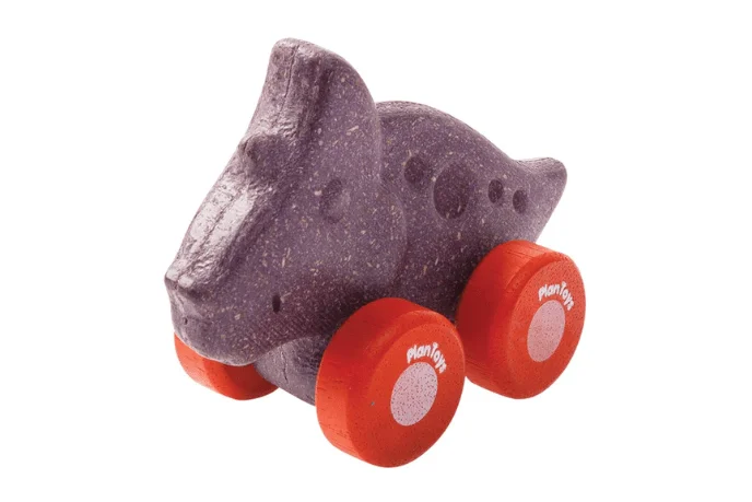 Wooden animal figurines for nature - themed play​ Plan Toys Dino Cars
