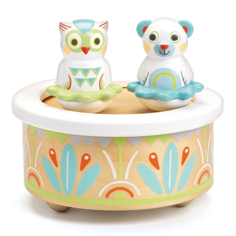 Wooden memory games for enhancing memory​ Djeco - Owl and Bear Magnetics Music Toy