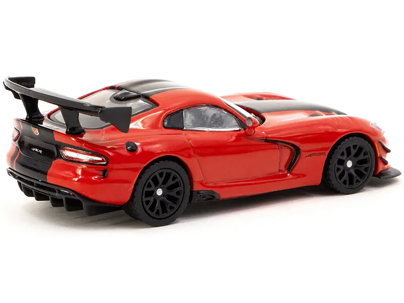 Lighthouse model toys for coastal - themed displays​ Dodge Viper ACR Extreme Red with Black Stripes "Global64" Series 1/64 Diecast Model by Tarmac Works