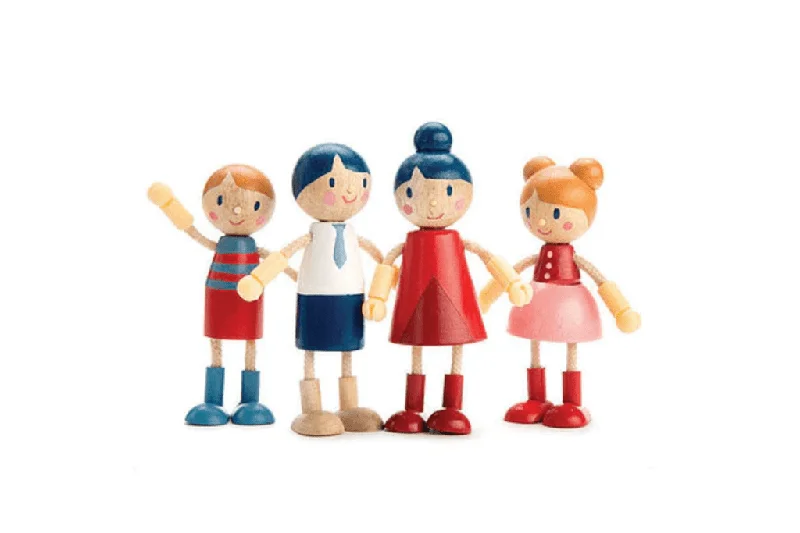 Wooden play motorcycles for vehicle play​ Doll Family (various styles)