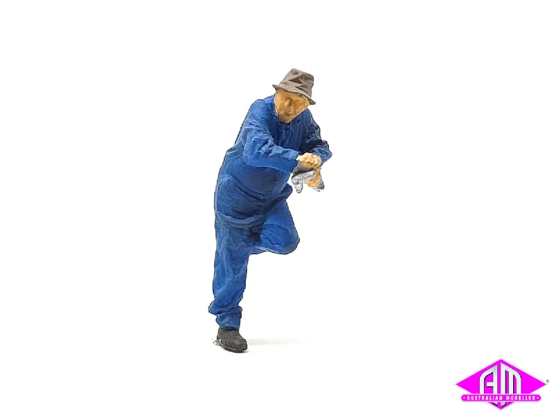 Airport model toys with planes and runways​ Driver 30 Class Leaning Out Of Cab (7mm Scale)