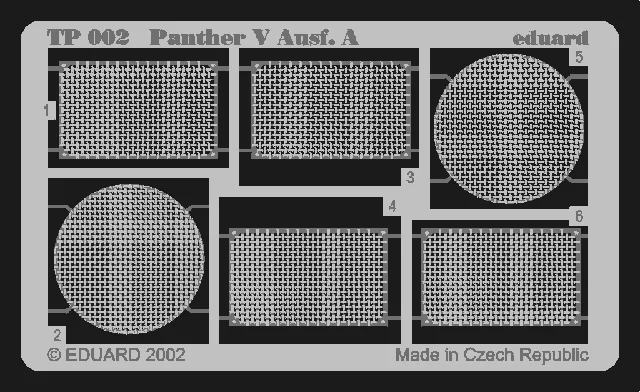 Helicopter model toys for vertical - flight enthusiasts​ Eduard 1/35 Photoetch Panther Ausf. A for Dragon - TP002