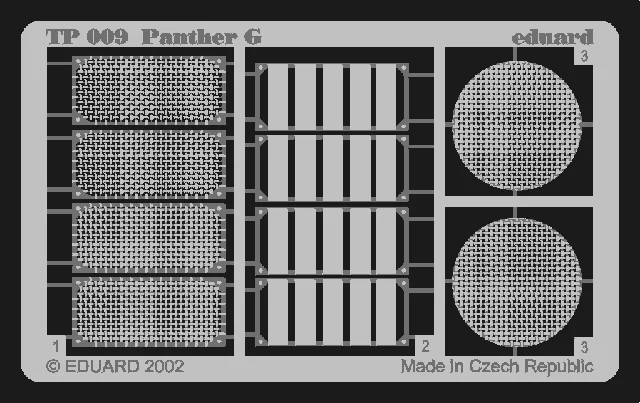 Ice cream truck model toys for fun food - related play​ Eduard 1/35 Photoetch Panther Ausf. G for Tamiya - TP009