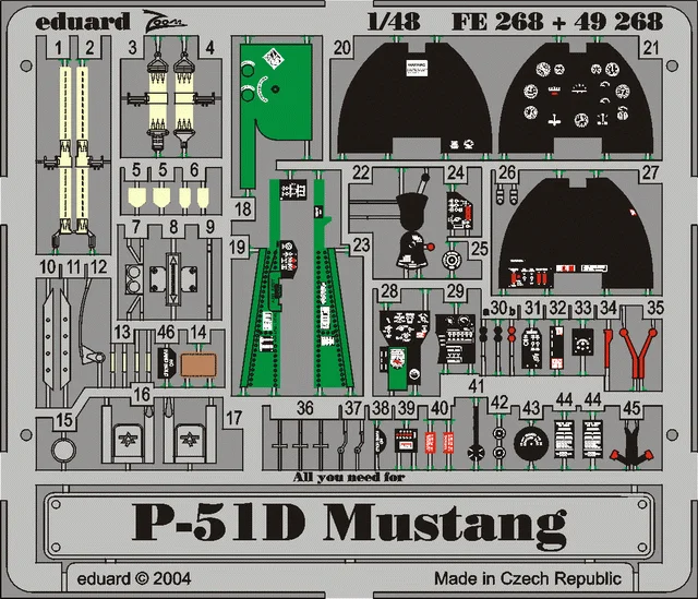 Ferris wheel model toys for fair - themed setups​ Eduard 1/48 Photoetch P-51D for Hasegawa kit - FE268
