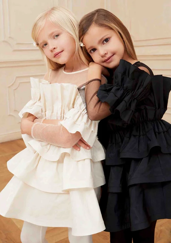 Fire truck model toys for future firefighters to role - play​ Elisabetta Franchi Black Taffeta Dress