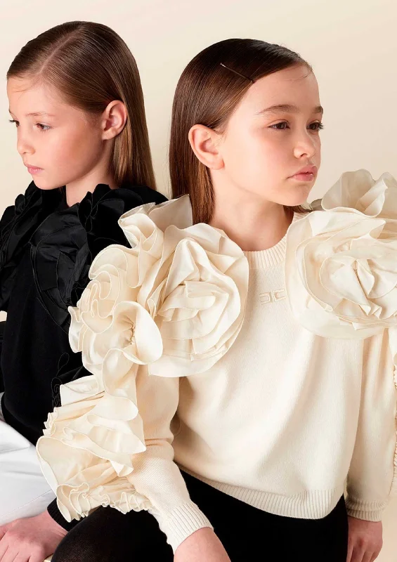 Garden shed model toys for outdoor - play setups​ Elisabetta Franchi Ruffled Fine Knit