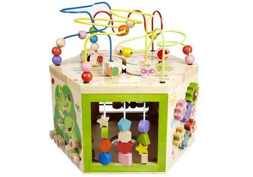 Wooden play bicycles for cycling pretend​ EverEarth - 7 in 1 Garden Activity Cube