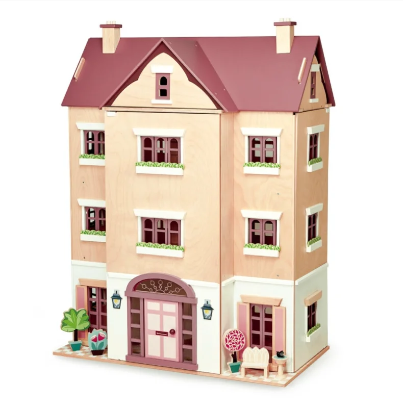 Wooden play spaceships for space exploration play​ Fantail Hall Doll House - Tender Leaf Toys