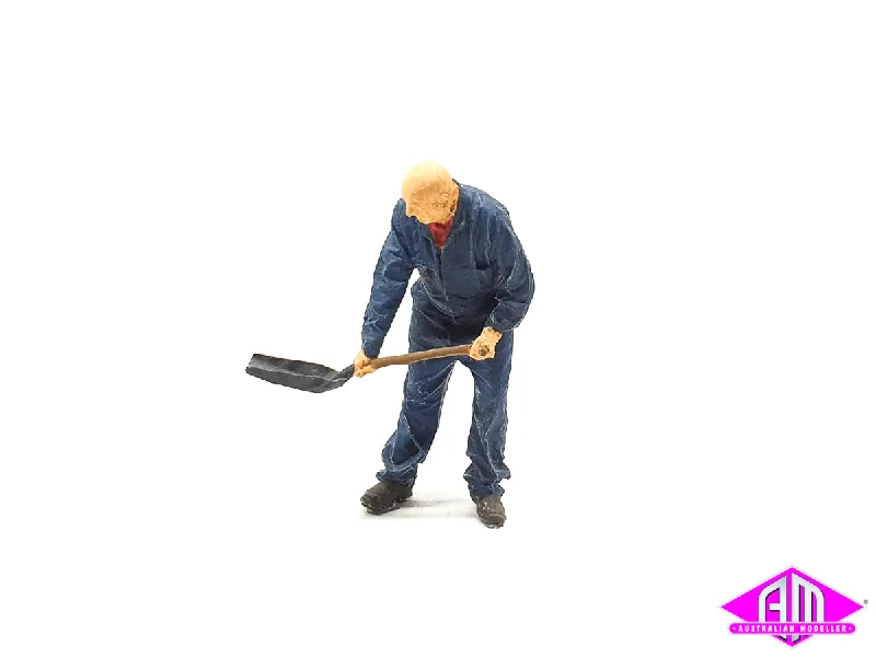 Insect - habitat model toys for entomology study​ Fireman Shovelling E (7mm Scale)