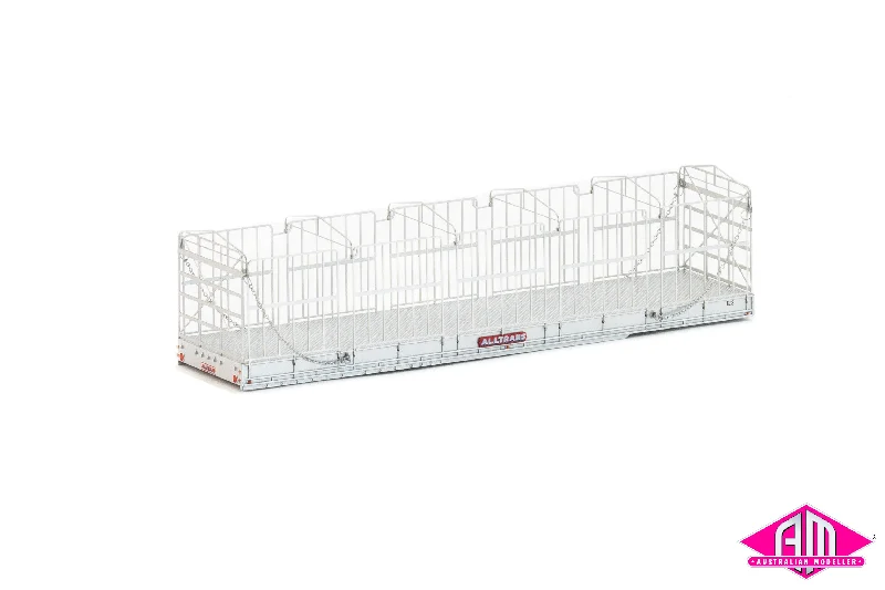 Ski resort model toys for winter - sports enthusiasts​ Flexi-Van Trailer, Alltrans Silver Caged Trailer BV-5- Twin Pack, TRA-26