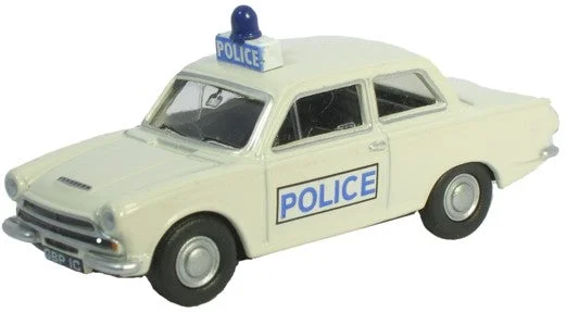Railroad tunnels for trains to pass through mountains​ Oxford Diecast Cortina Mk I White Police - 1:76 Scale