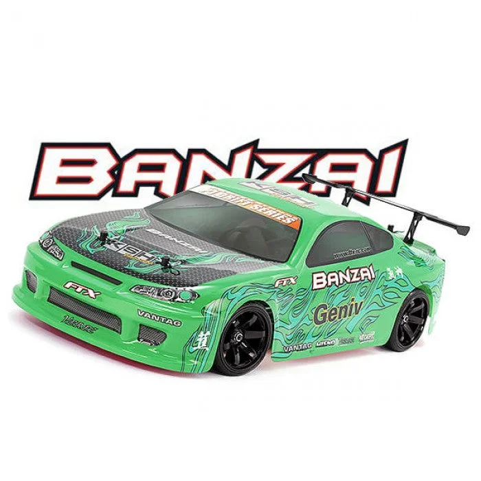Commuter trains for daily travel between suburbs and cities​ FTX Banzai 1/10 RC Drift Car RTR - Green