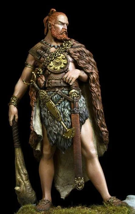 Superhero - lair model toys for comic - book fans​ Germanic Warrior