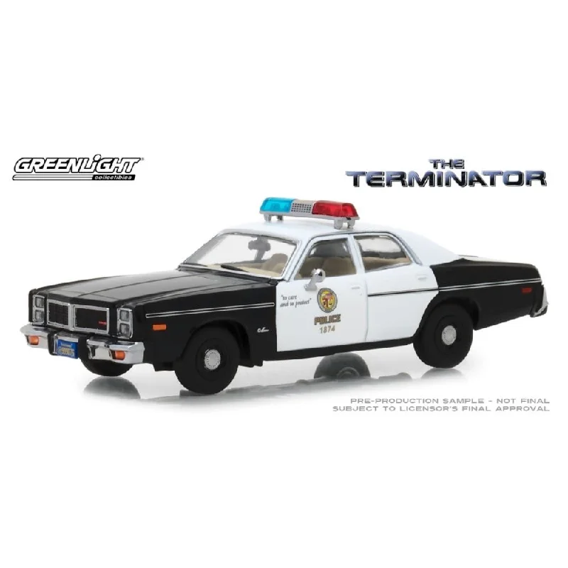 Railroad ballast for stability of the tracks​ Greenlight 1/43 The Terminator (1984) 1977 Dodge Monaco Metropolitan Police Movie