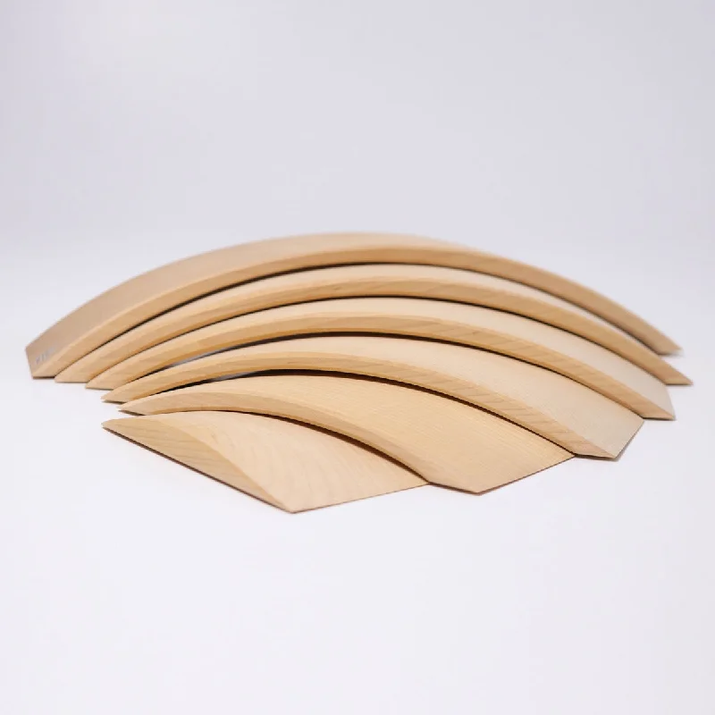 Wooden climbing toys for physical activity​ Grimm's Bridge Natural