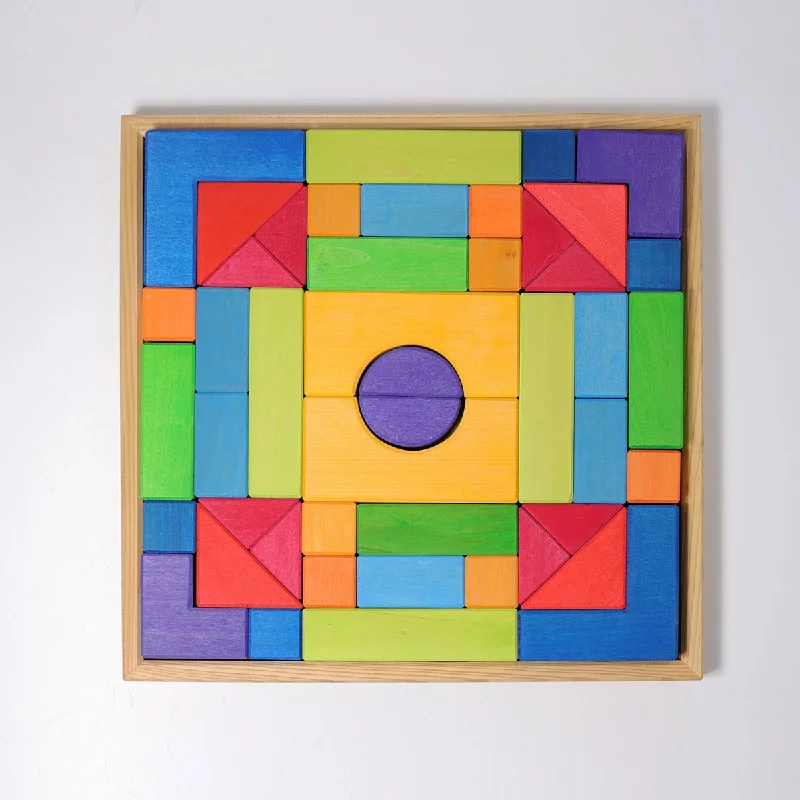 Wooden teething toys for teething babies​ Grimm's Building Set Standard