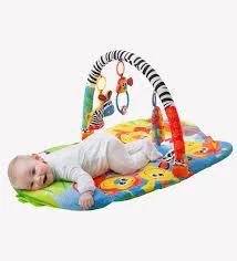 Wooden play train stations for train play​ Grow and Play Safari Playmat