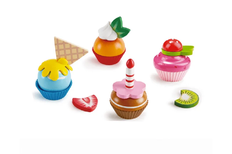 Wooden fairy houses for magical play​ Hape Make Your Own Cupcakes