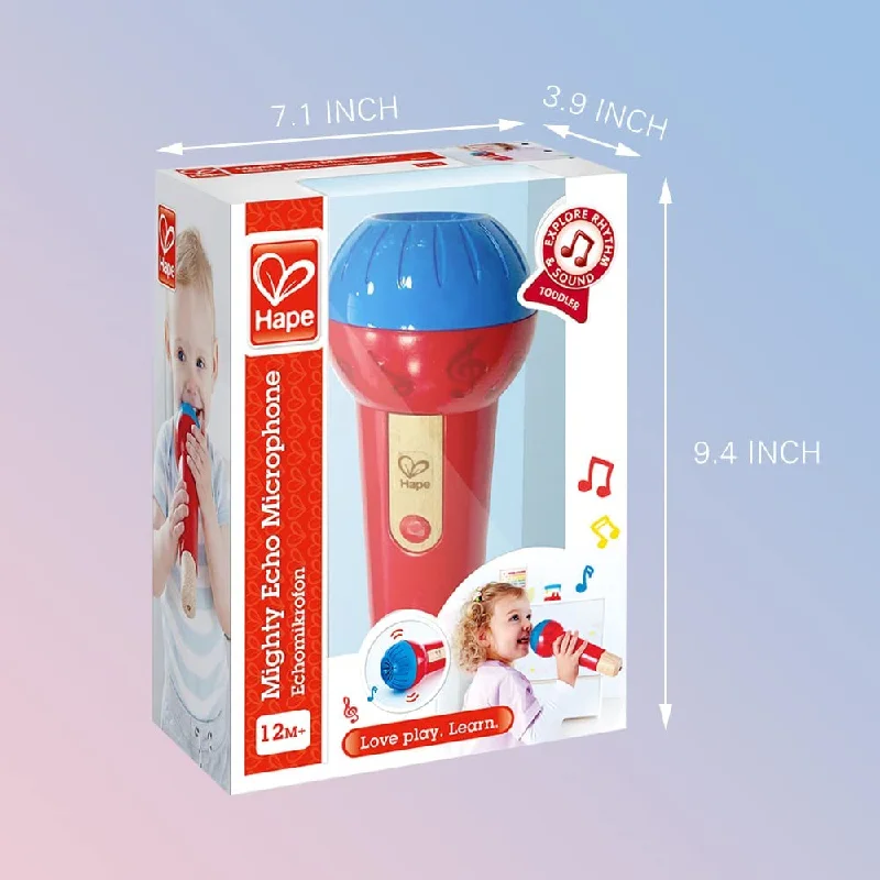 Wooden slide toys for backyard fun​ Hape Mighty Echo Microphone