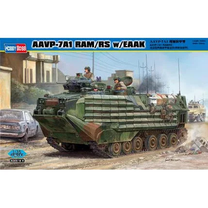 Construction - site model toys with workers and equipment​ Hobby Boss 1/35 AAVP-7A1 RAM/RS w/EAAK 82416