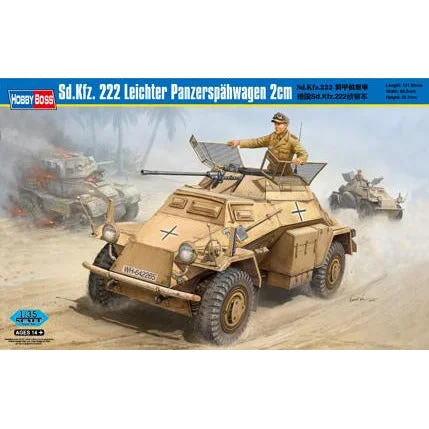 Renaissance - era town model toys for art - history lovers​ Hobby Boss 1/35 Sd.Kfz. 222 Leichter Panzerspahwagen 2cm 82442