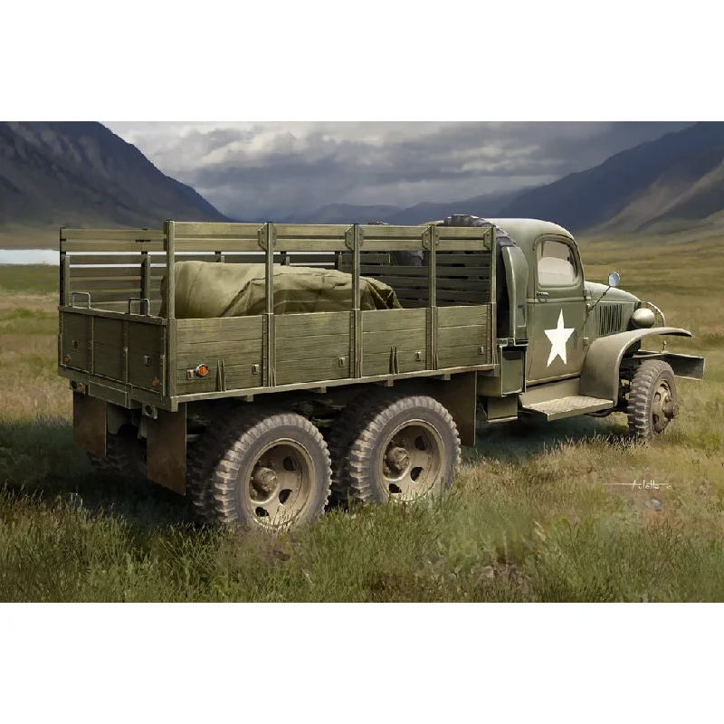 Victorian - era house model toys for history buffs​ Hobby Boss 1/35 US GMC CCKW-352 Wood Cargo Truck 83832