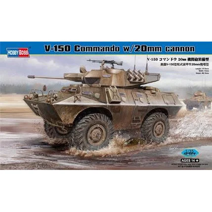 Science - museum model toys for educational exhibits​ Hobby Boss 1/35 V-150 Commando w/20mm cannon 82420