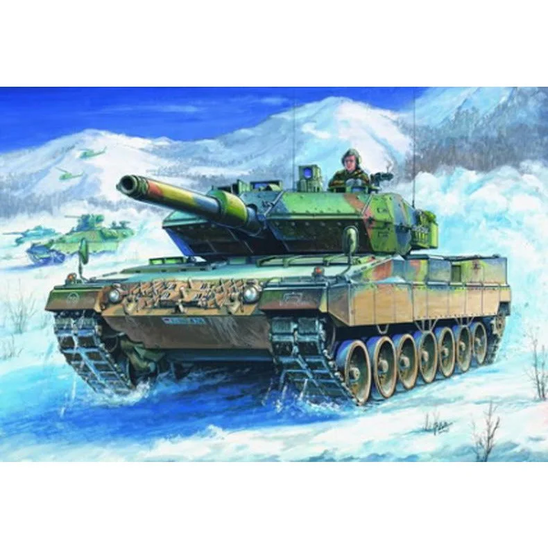 Military tank model toys for collectors interested in warfare history​ Hobby Boss 1/35 German Leopard 2 A4 tank 82401
