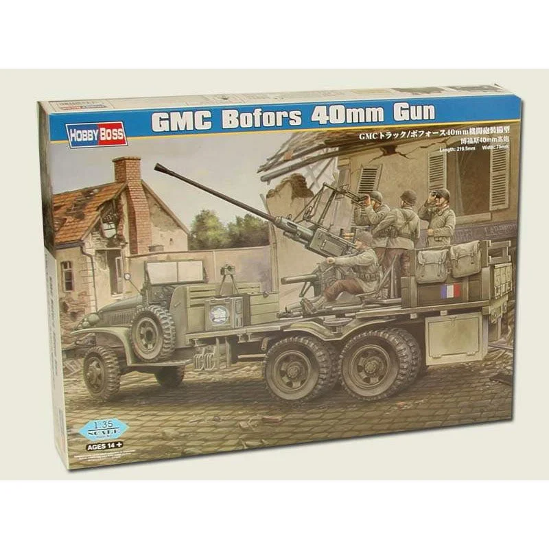 Cyberpunk - themed model toys for future - tech lovers​ Hobby Boss 1/35 scale GMC Bofors 40mm Gun