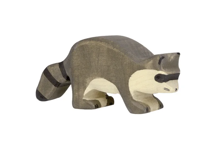 Wooden solar - powered toys for eco - friendly fun​ Holztiger Racoon