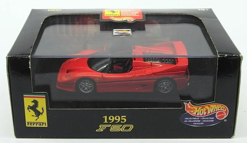 Electric cars with long - range battery for daily commute​ Hot Wheels 1/43 Scale Diecast Model Car 22180  - 1995 Ferrari F50 - Red