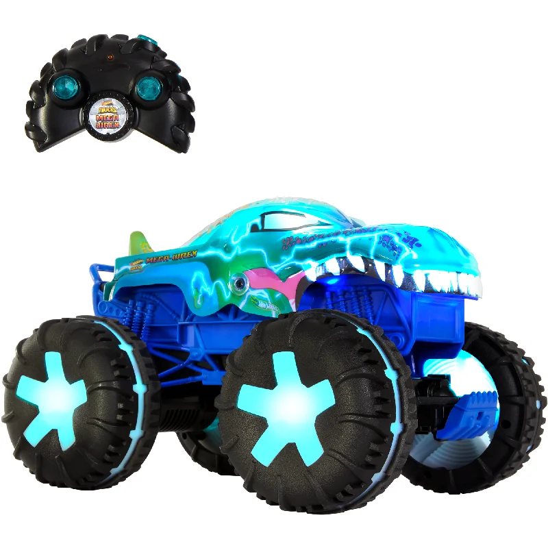 Luxury coaches for long - distance comfortable rides​ Hot Wheels Monster Trucks 1:15 Scale MEGA-Wrex Alive Remote-Control Vehicle, Battery-Powered RC With Interactive Lights & Sounds