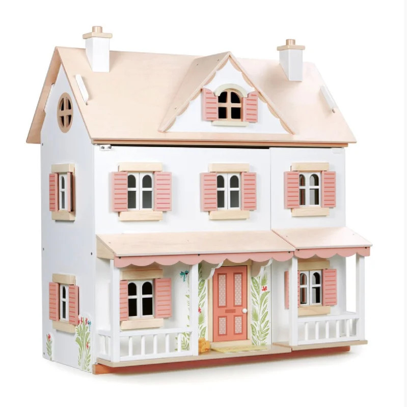 Wooden checkers sets for traditional games​ Humming Bird Doll House - Tender Leaf Toys