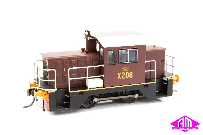 Art - gallery model toys for art - appreciation scenarios​ NSWGR X200 Class Rail Tractor X208 Rail Tractor - Indian Red