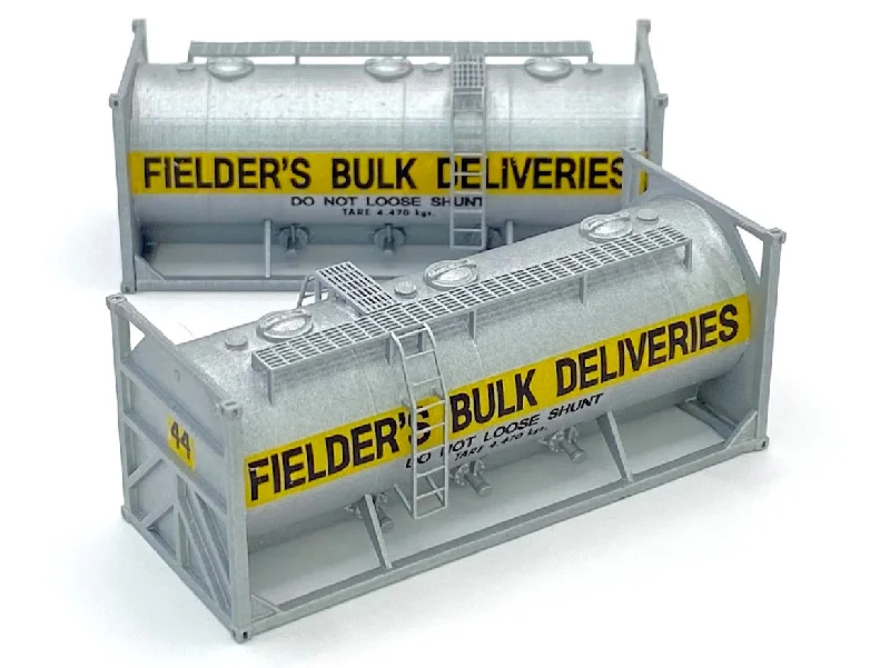 Shopping mall model toys for retail - experience simulation​ IF-CON004 - 20'0" Tanktainer Kit - Fielders Glucose - Fielder's Bulk Deliveries (HO Scale)