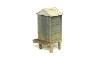Theater model toys for drama and performance play​ IF-DET015 - NSW Cast Concrete & Asbestos Relay Hut – Small (HO Scale)