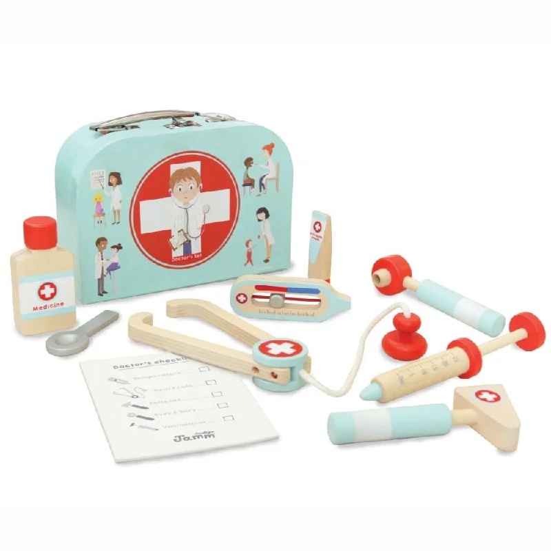 Wooden teeter - totter toys for social play​ Indigo Jamm Little Doctors Set