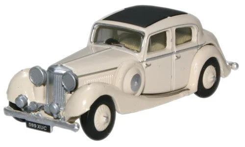 Train locomotives with different power sources​ Oxford Diecast Cream Jaguar SS 2.5 Saloon - 1:76 Scale