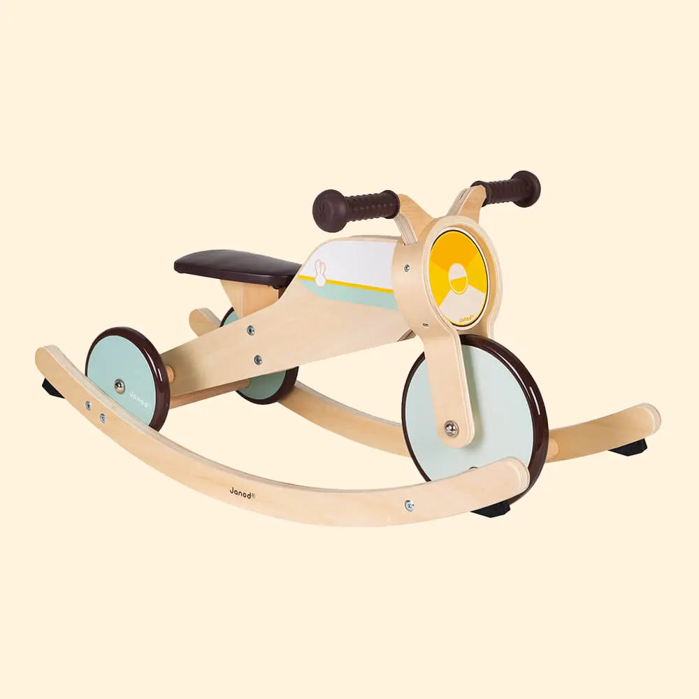 Wooden play fairy gardens for magical play​ 2-in-1 Rocker Tricycle Bike