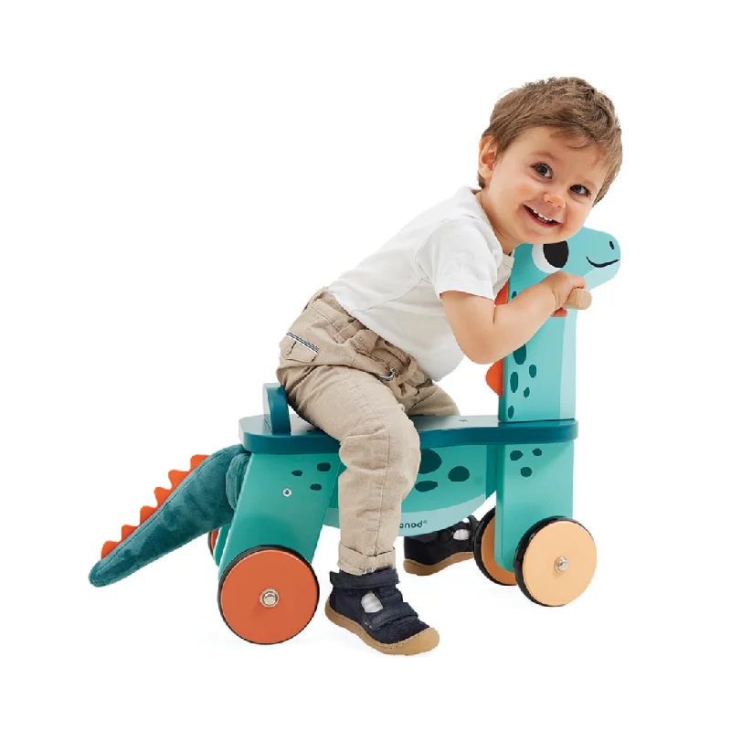 Wooden play restaurants for role - playing​ Janod Dino Ride On Portosaurus
