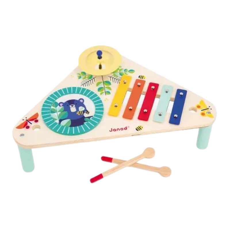 Wooden yo - yos for classic play​ JANOD Gioia Musical Table