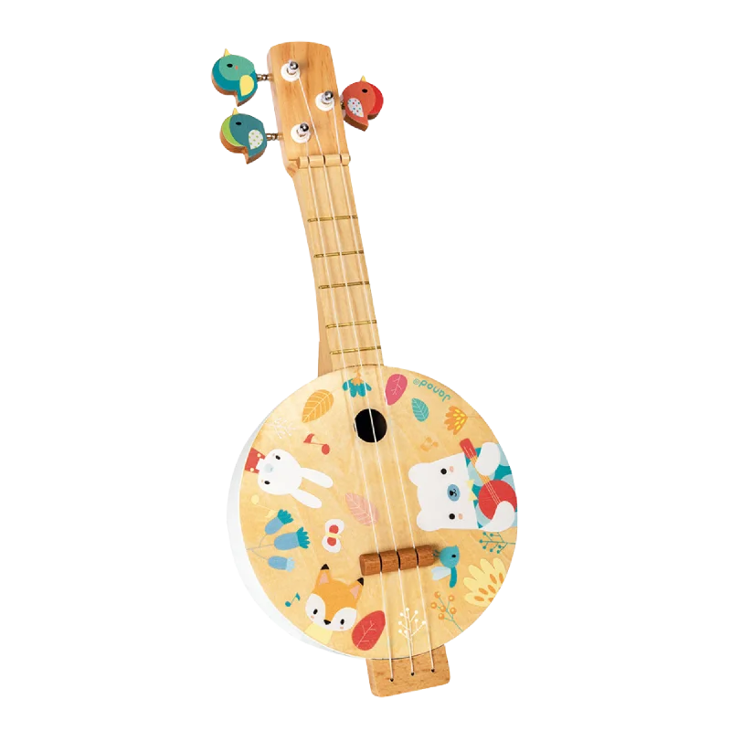 Wooden play snowmobiles for winter - themed play JANOD Pure Banjo
