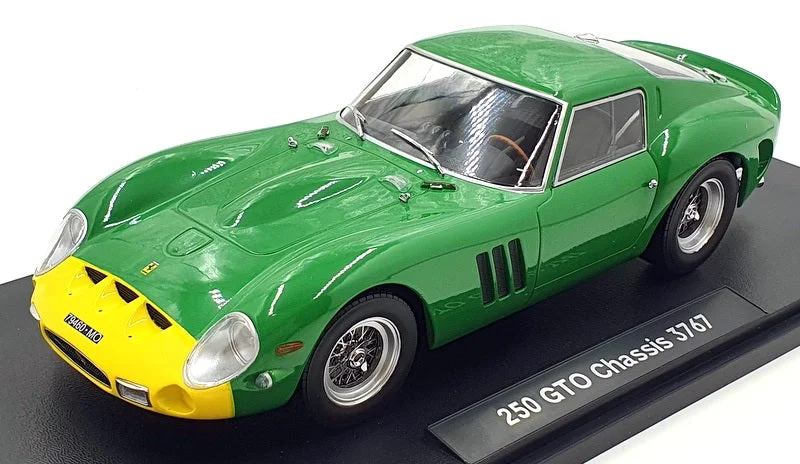 Train platforms for passenger boarding and alighting​ KK Scale 1/18 Scale Diecast KKDC180736 Ferrari 250 GTO Chassis 3767 Green/Yellow