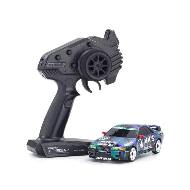 Compact cars suitable for city driving and parking​ Kyosho 32168HK Mini-Z AWD HKS Skyline GT-R