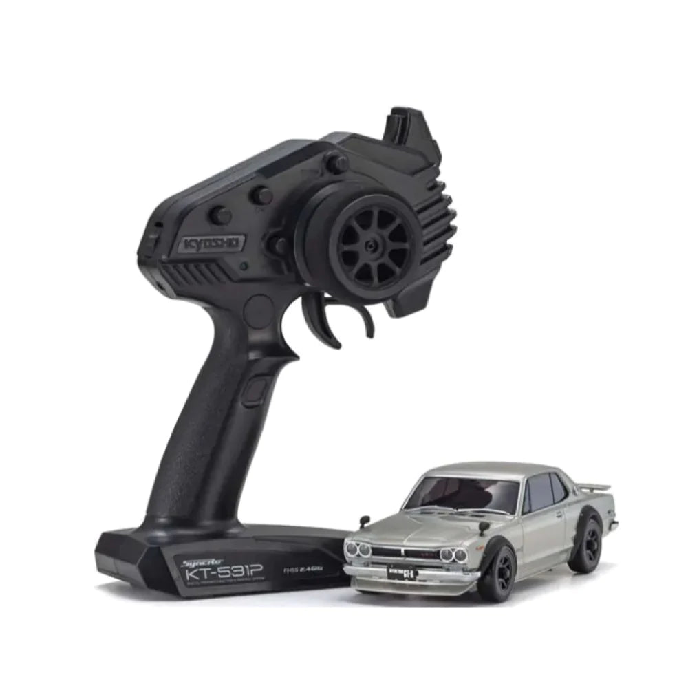Car customization options for personalized vehicles​ Kyosho MINI-Z AWD MA-020 Readyset Nissan Skyline 2000GT-R KPGC10 Silver [32636S]